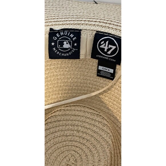 2024 MLB All Star Game Cowboy Straw Hat 47 Brand OSFA Beige NEW WITH TAGS - Picture 8 of 9